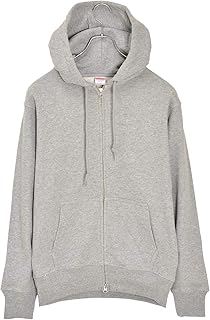 [ユナイテッドアスレ] 12.7オンス ヘヴィーウェイト スウェット フルジップ パーカ（裏パイル） 長袖 無地 コットン100％ フーディ ジップパーカー (5767-01)(576701)