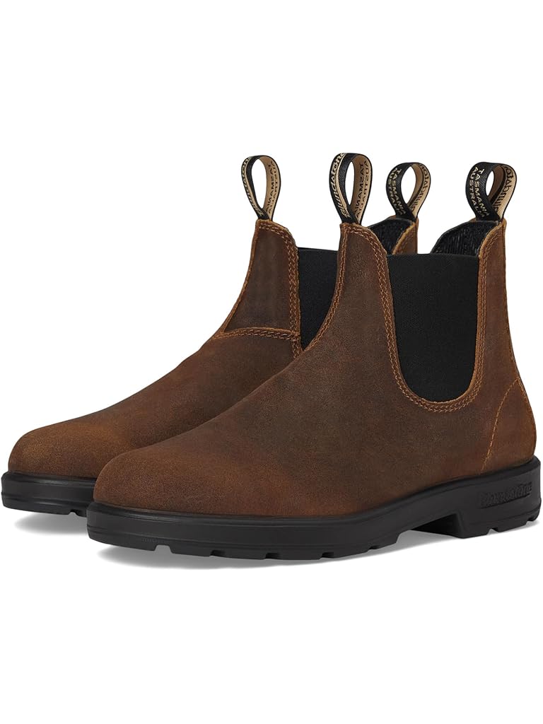 Brown Blundstone Original Suede Chelsea Boots