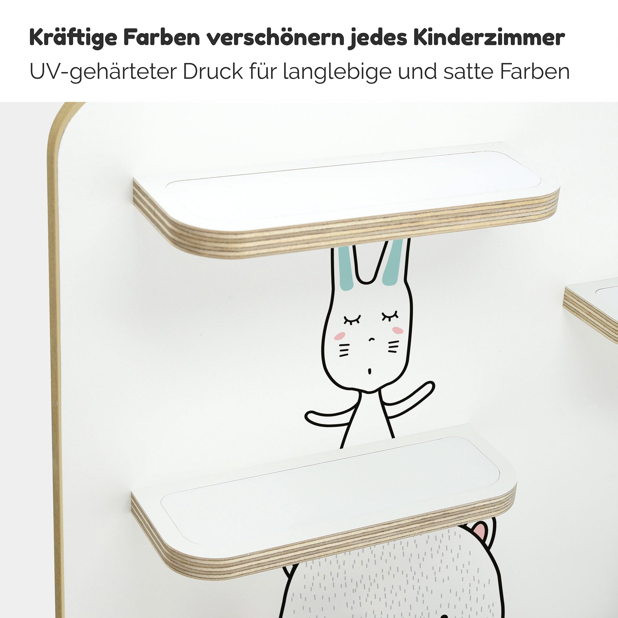 Étagère Bois Toniebox - Rangement Tonies Chambre Enfant Pony Moyen