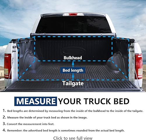 Miniatura 6 de INEXRUD Cubierta enrollable suave de 6 pies 1 pulgadas  73 pulgadas compatible con Nissan Frontier 2005-2023  Fleetside  Apto para pista de utilidad