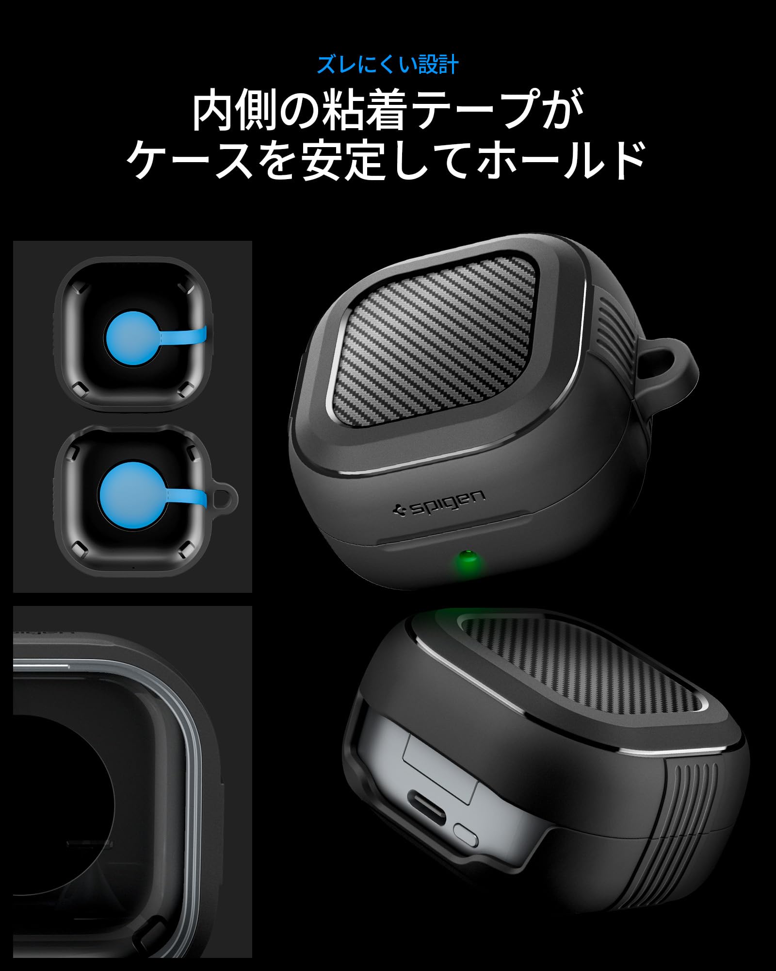 Amazon | 【Samsung 公式認定】Spigen Galaxy Buds4 / Galaxy Buds4