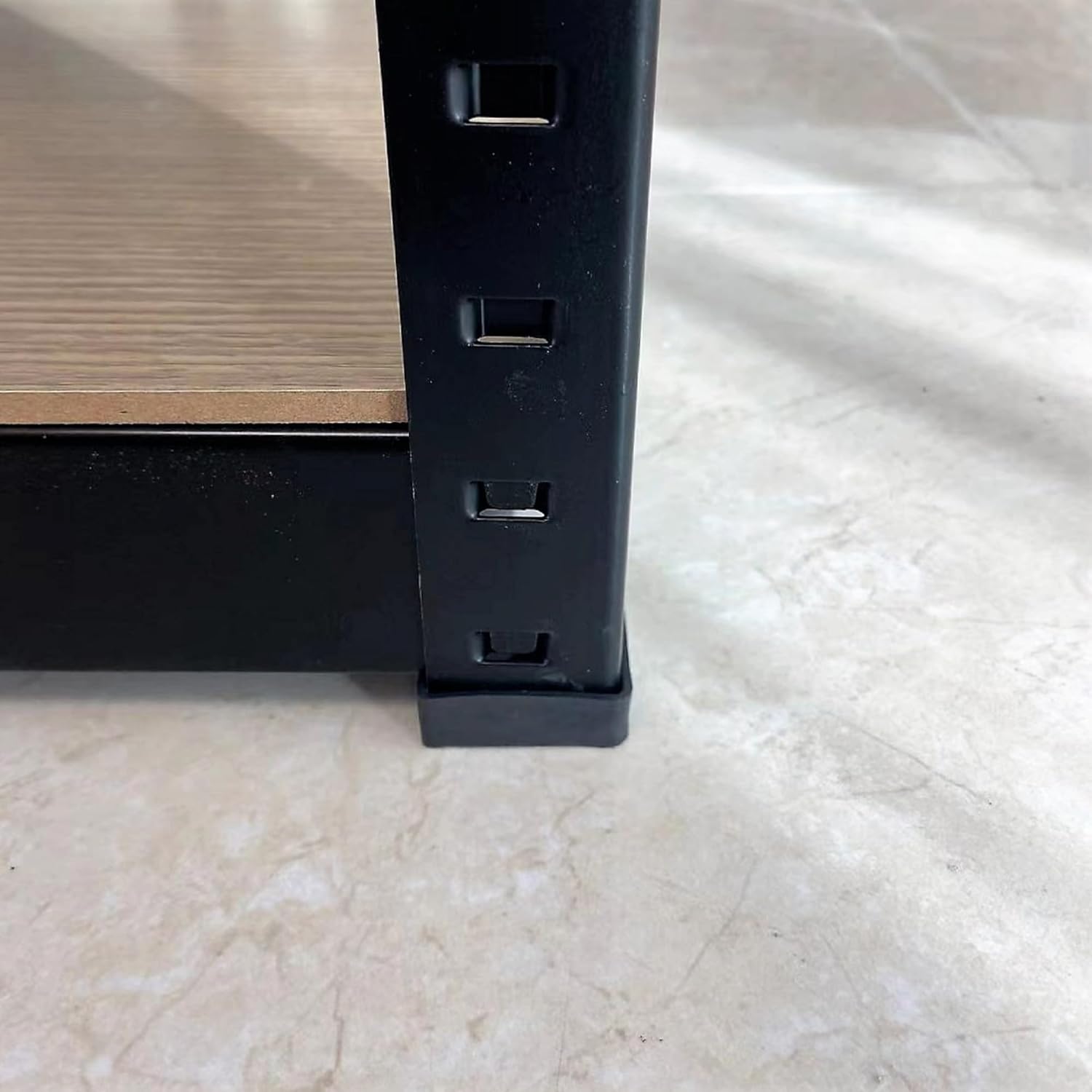 4 Tier Metal Garage Shelving, Adjustable Kitchen Storage Shelves, Steel Garage Storage Shelves With Boltless Assembly, Heavy Duty Industrial Storage Rack, Shelving Unit Bookshelf for Books Kitchenware