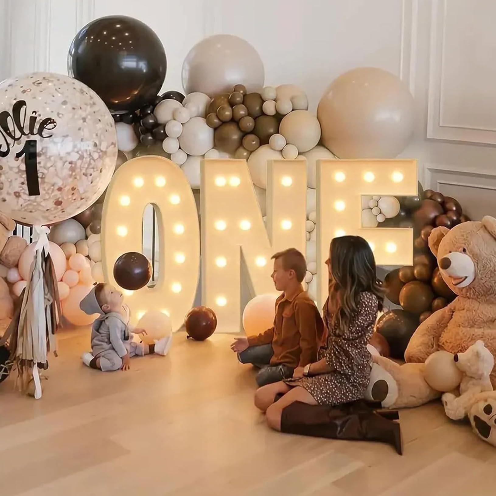 Letra E iluminada de 100 cm, letras iluminadas de marquesina, letras gigantes de marquesina, decoraciones de fiesta de aniversario, decoración de cumpleaños, boda, bricolaje
