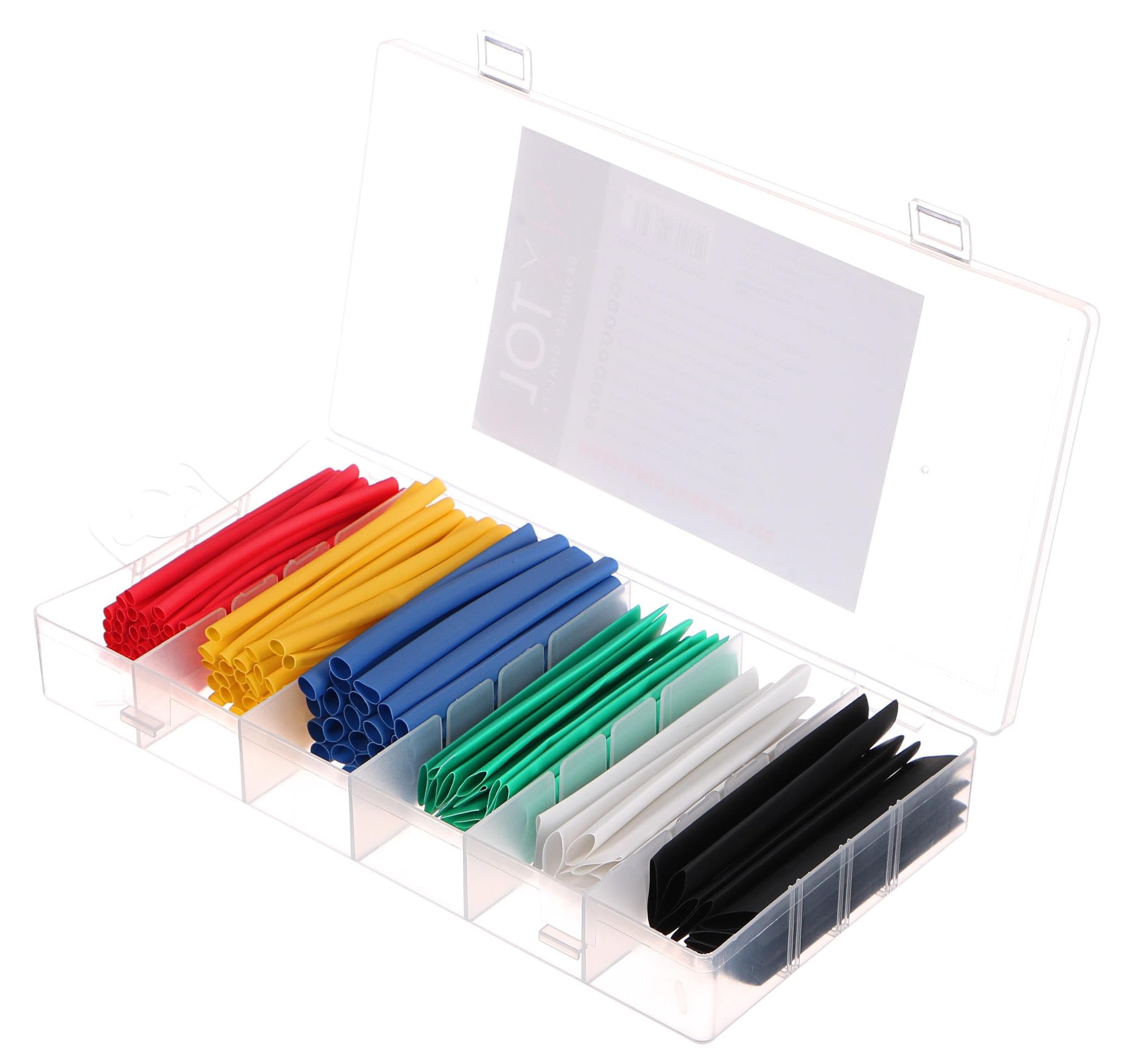 SIXTOL MECHANIC TUBE SET 128, red, blue, black, yellow, white, green - Image 3