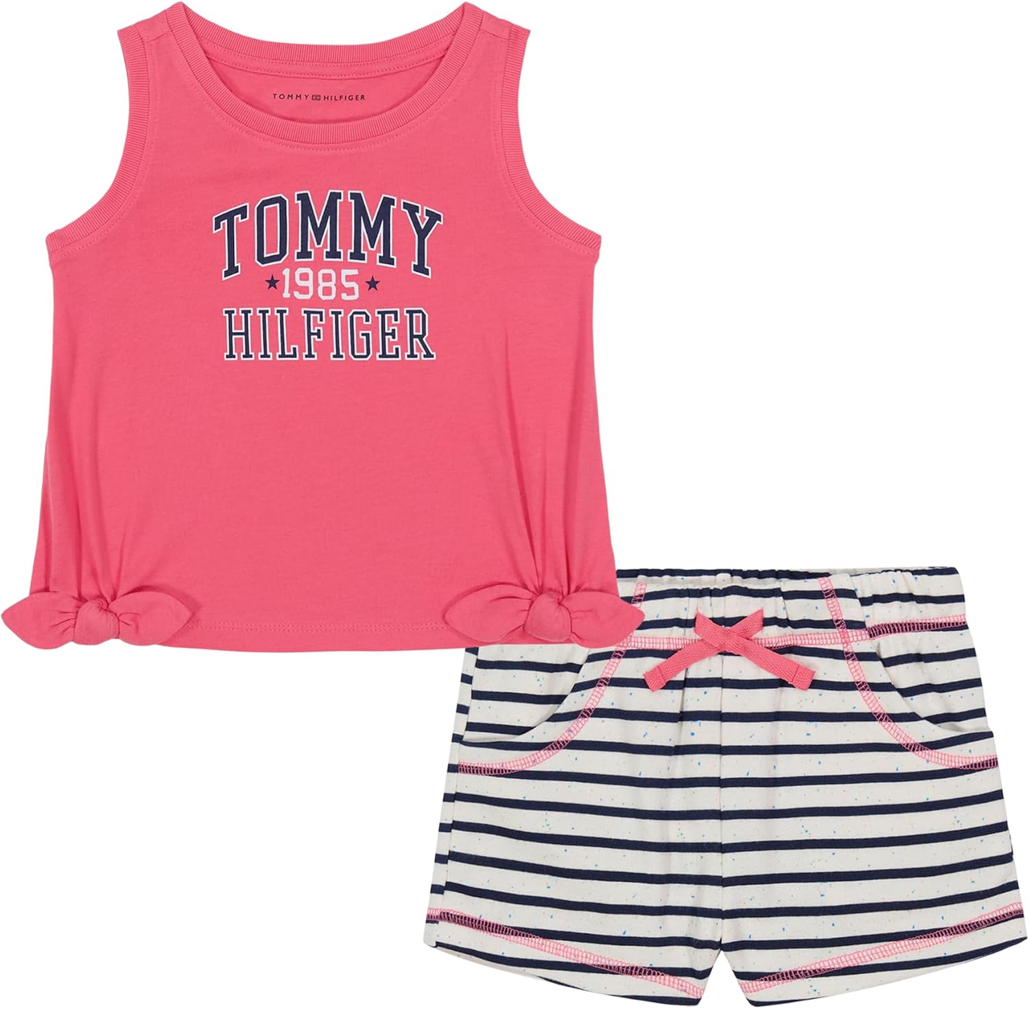 Tommy Hilfiger Girls 2-Piece Sleeveless Top and Skort Set