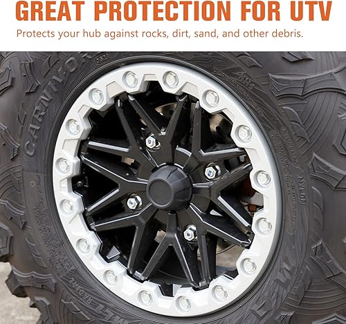 Miniatura 10 de A & UTV PRO Tapacubos de rueda para Kawasaki Teryx KRX 1000 2020 2021 2022 2023, accesorios de tapa central de llanta de neumático UTV, repuesto OEM