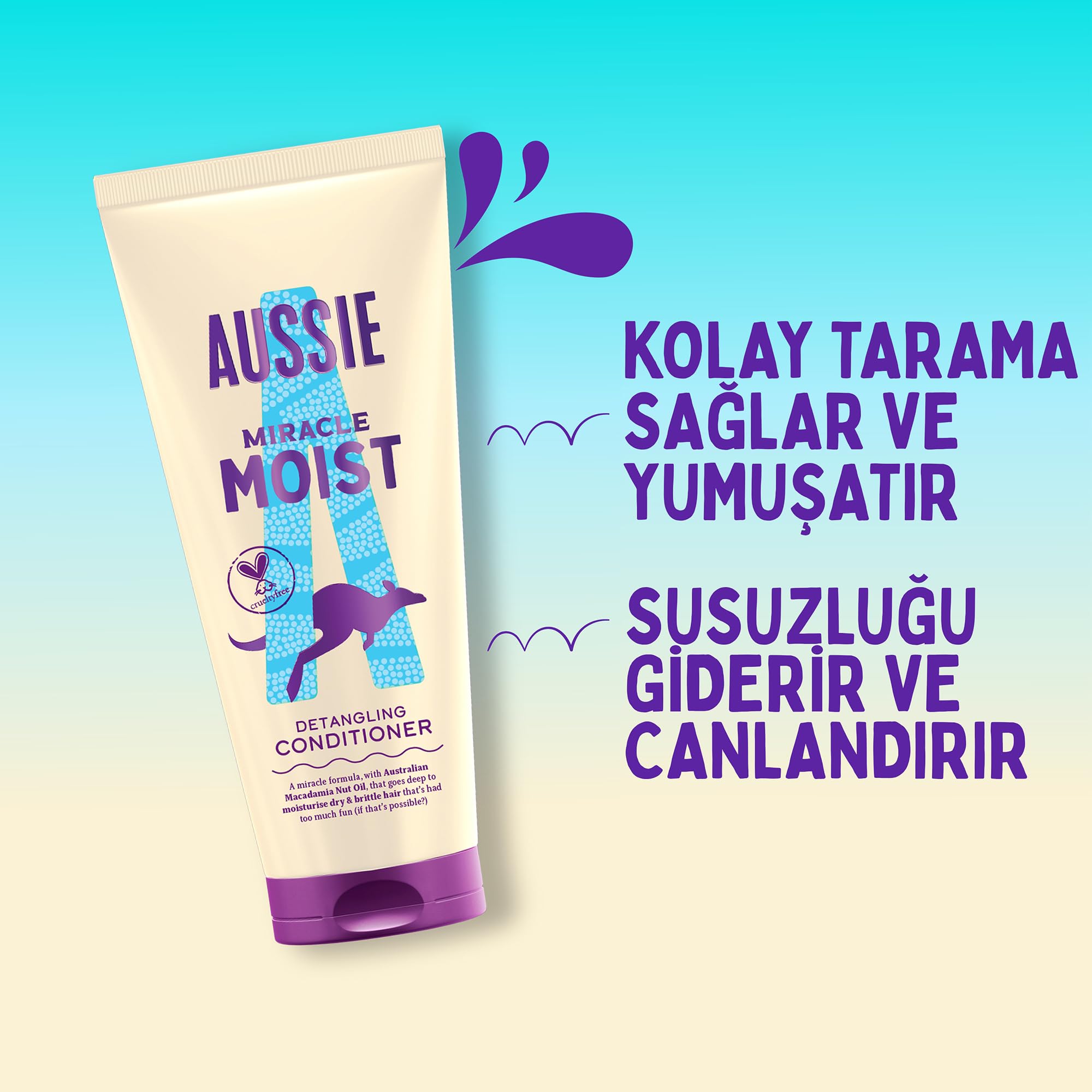Aussie Miracle Moist Kuru Saçları Canlandıran Nemlendirici Saç