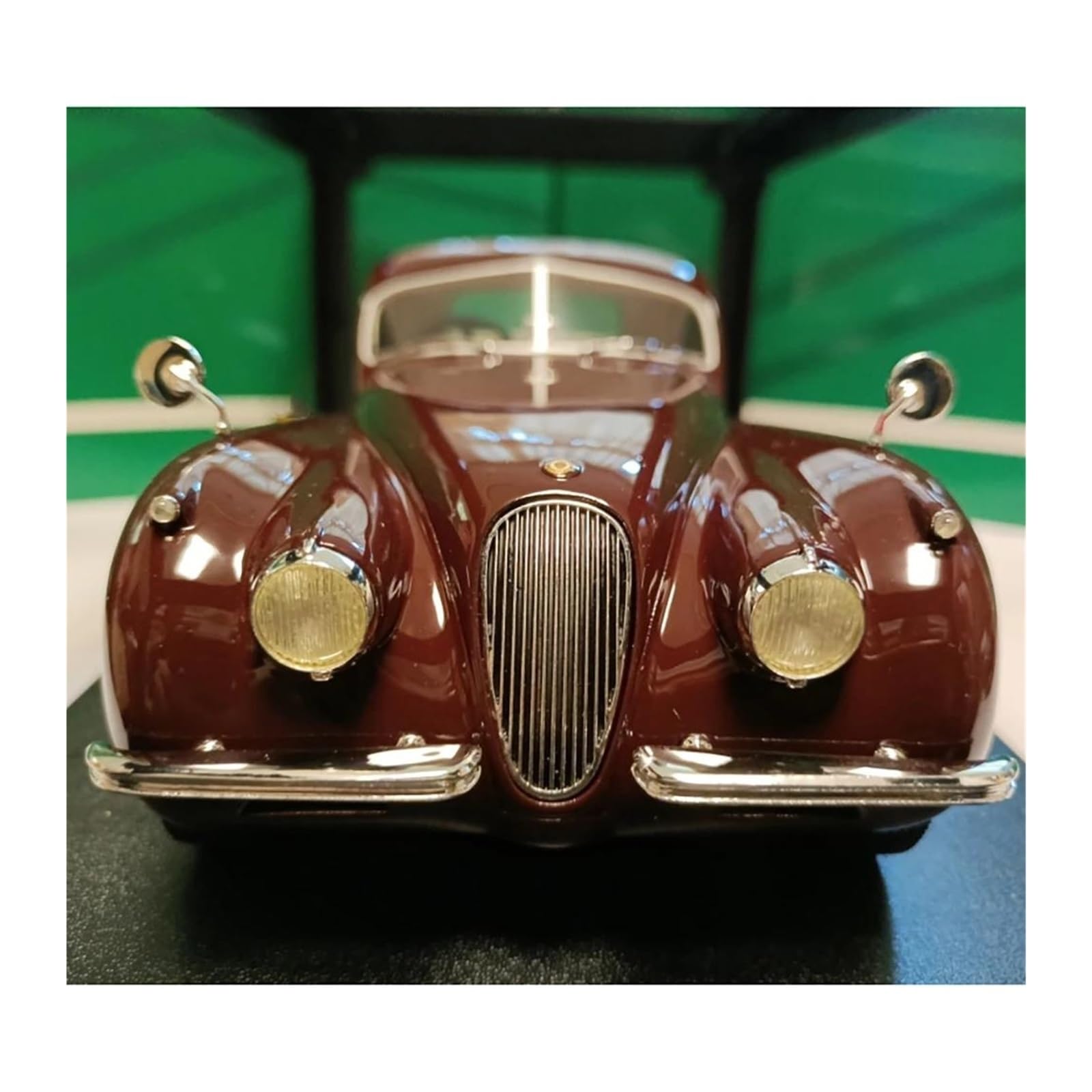 Metallo Scala Replica Resina 1 18 Adatta Per La Decorazione Della Casa Del Modello Di Auto Statica Simulata Jaguar XK120 FHC 1954 Hobby Veicoli Giochi Set