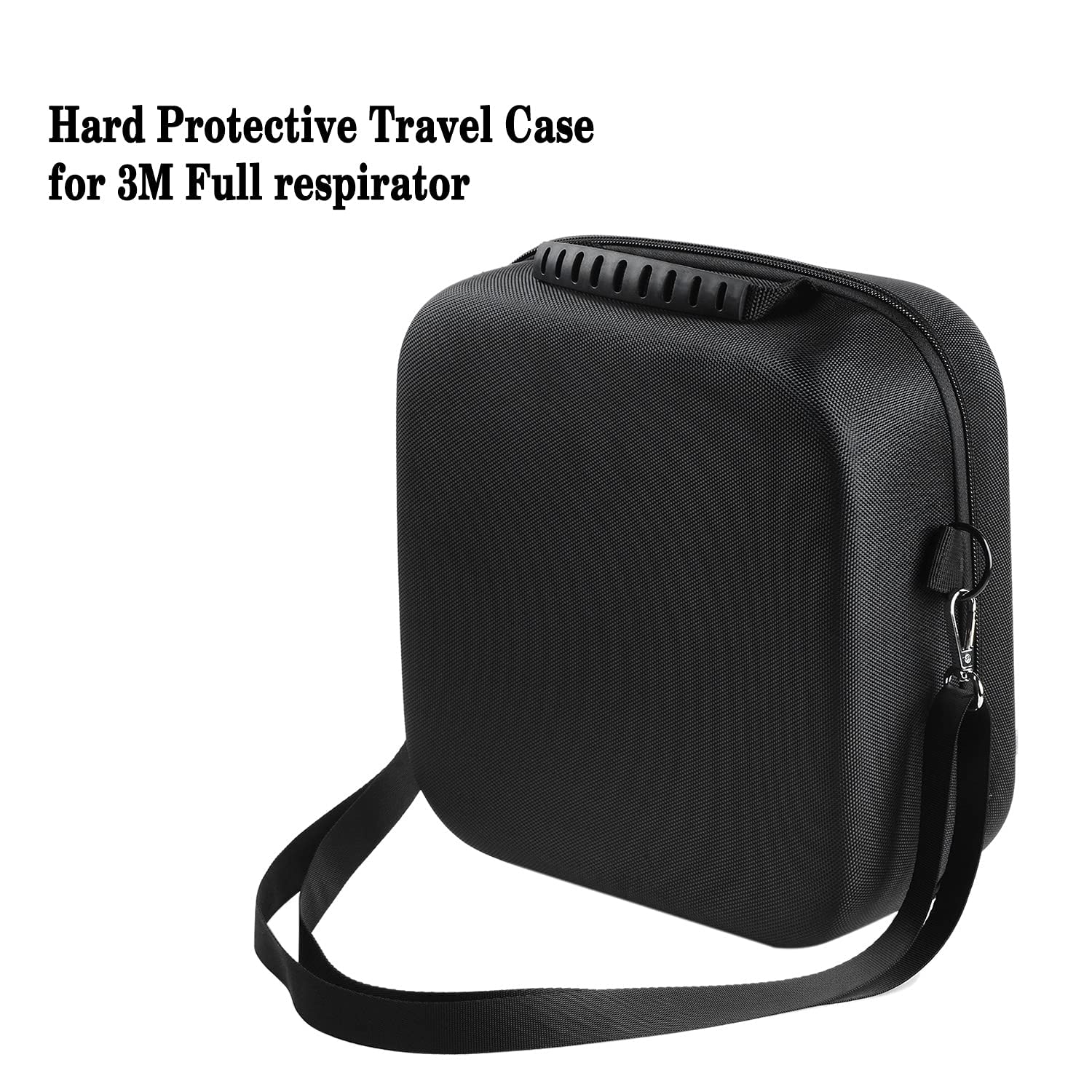 Funda Protectora rígida para respirador Facial 3M, Reutilizable, 6700, 6800, 6900, Color Negro