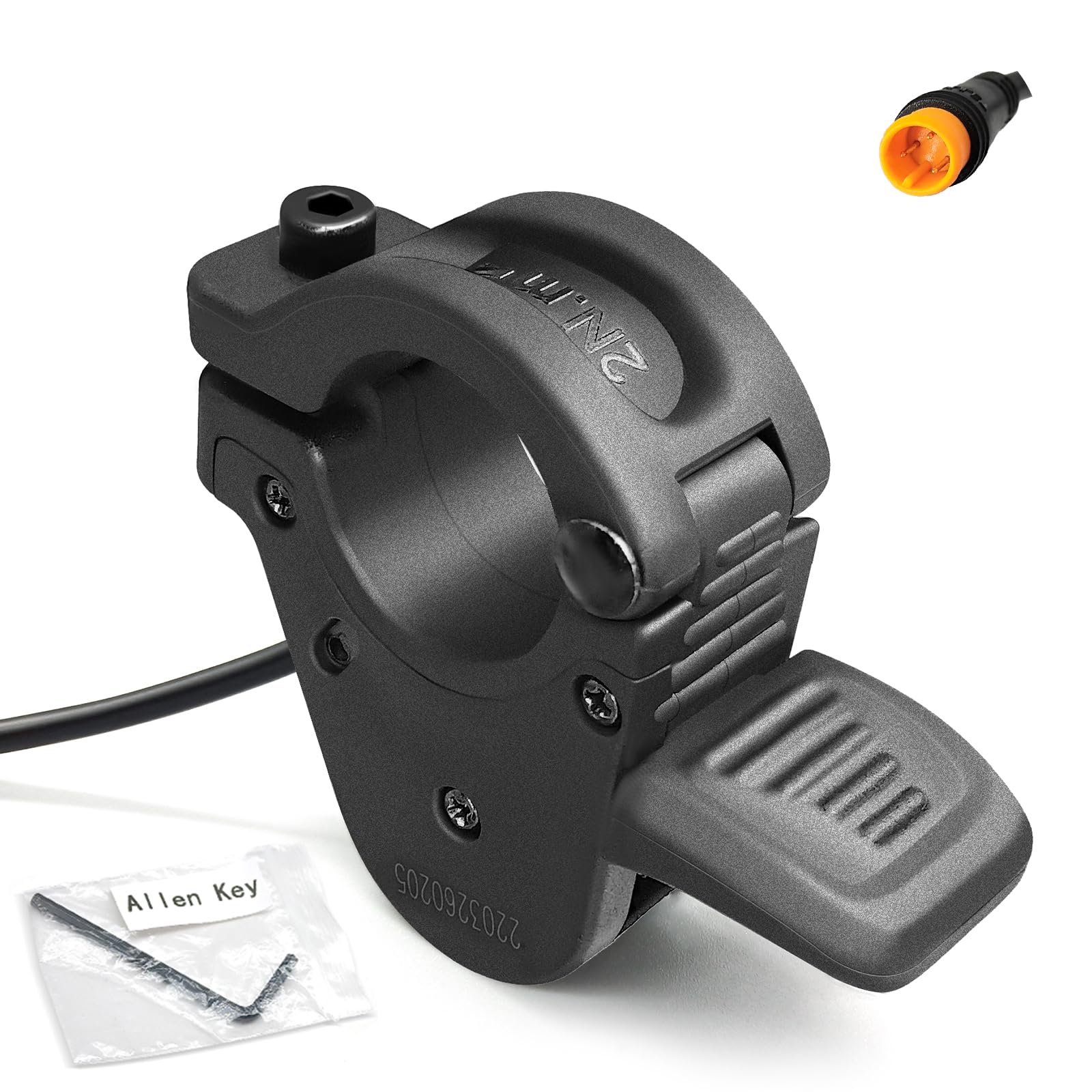 Ebike Thumb Throttle WUXING 300X Right/Left Hand Quick Disassembly Throttle for 24V 36V 48V 60V 72V Electric Bicycle Accelerator