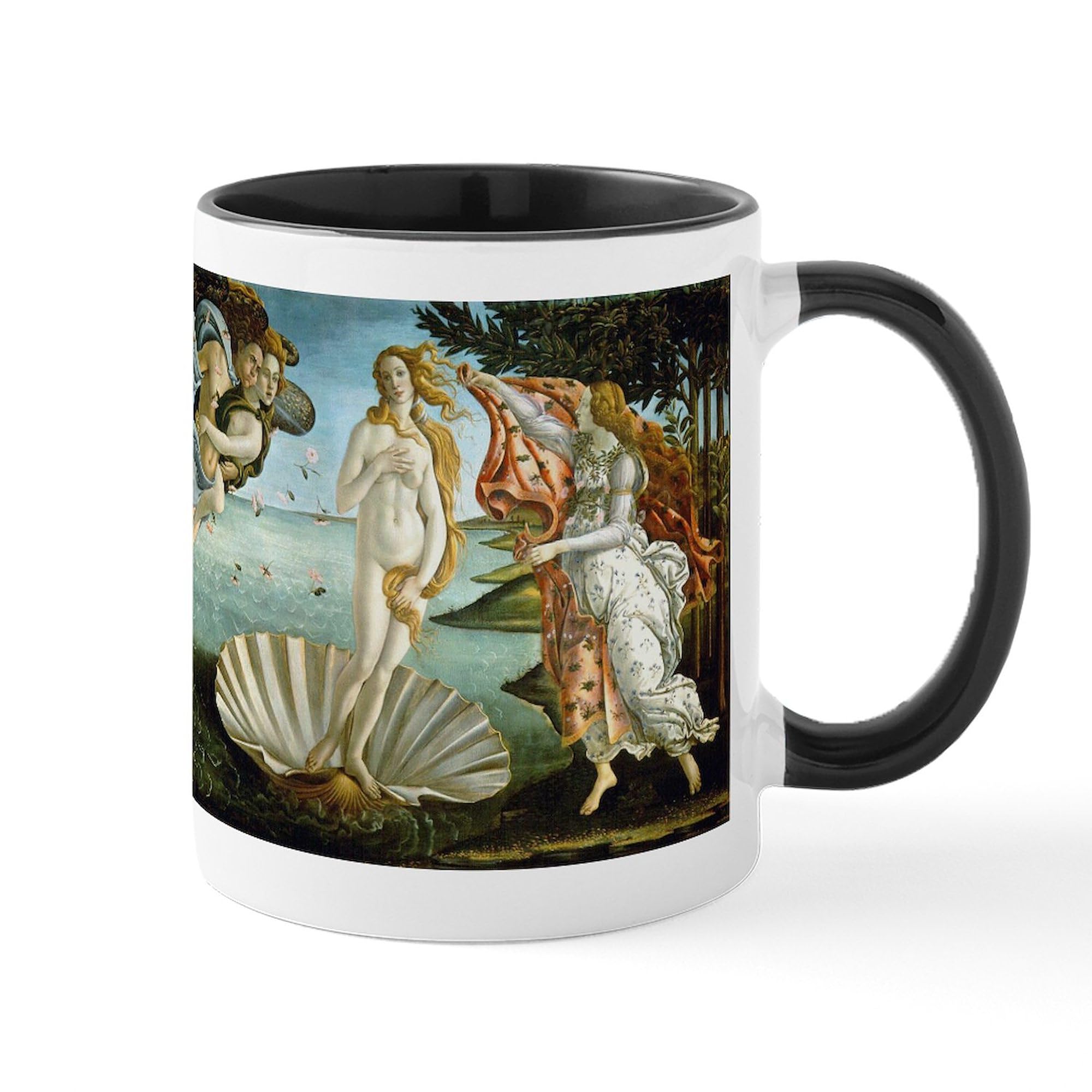 Amazon.com | CafePress Birth Of Venus Mug 11 oz (325 ml) Ceramic Coffee Mug:  Coffee Cups & Mugs