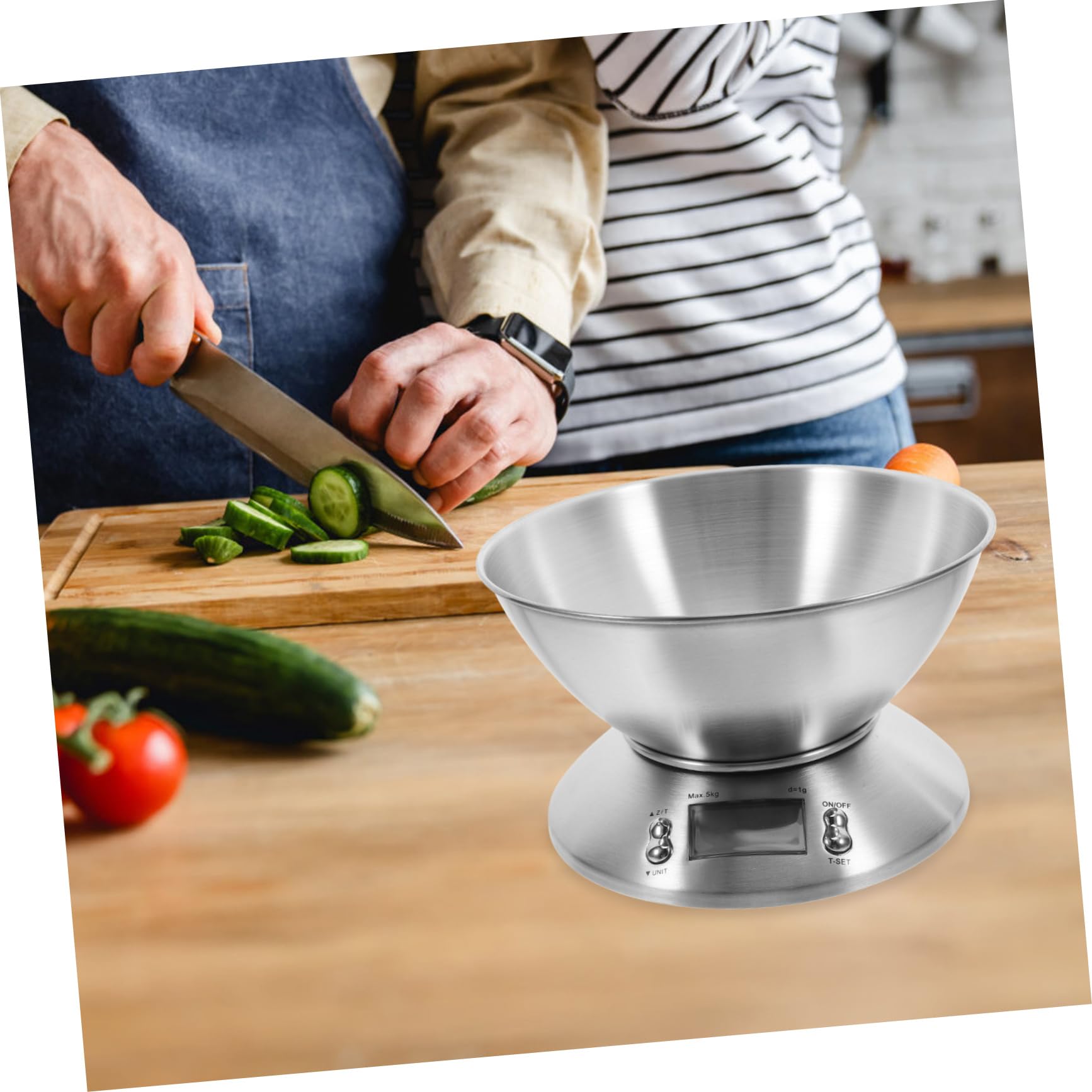 Báscula Alimentos Digital Para Hornear Cocina Peso Exacto Acero Inoxidable
