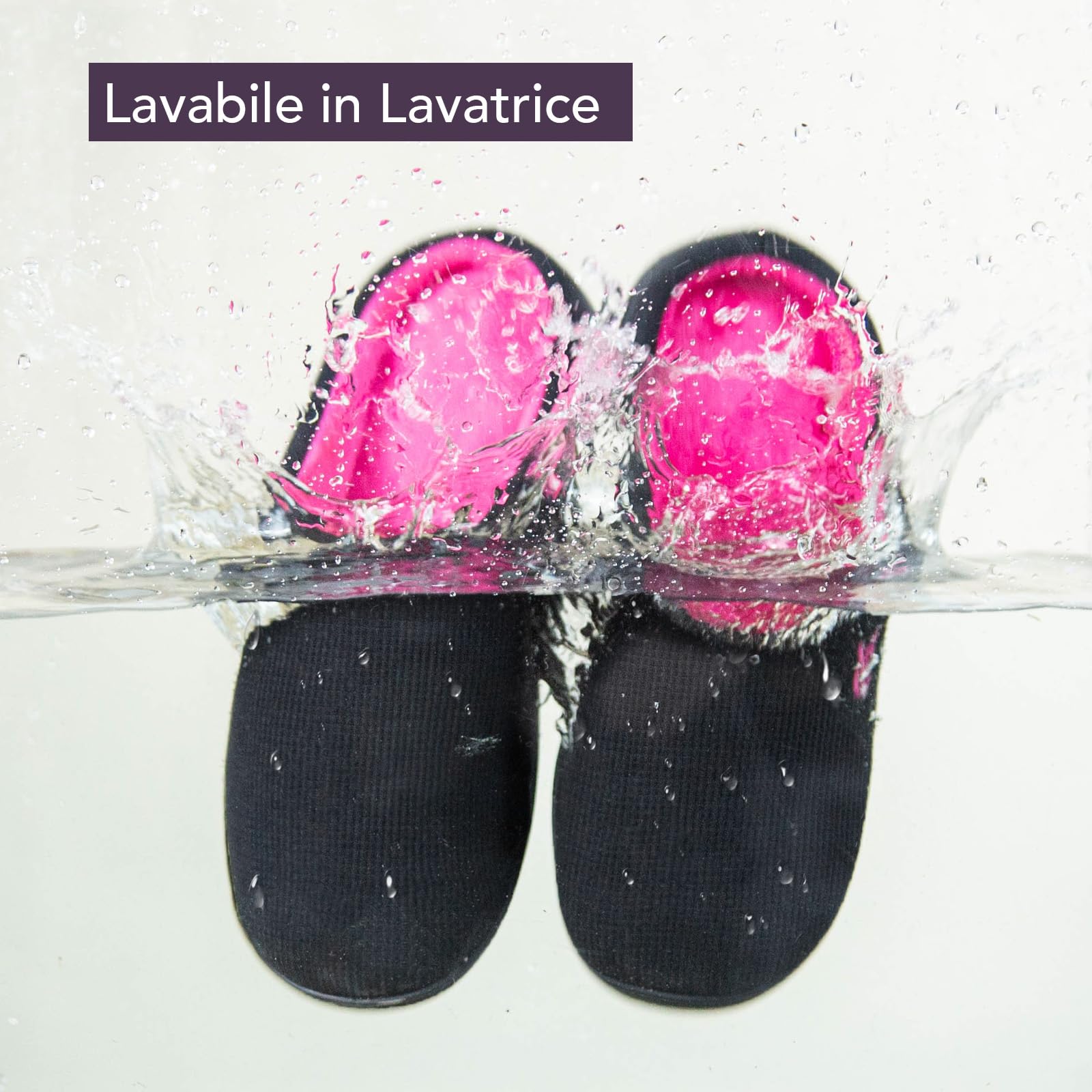 VeraCosy Chaussons confortables à deux tons pour femmes