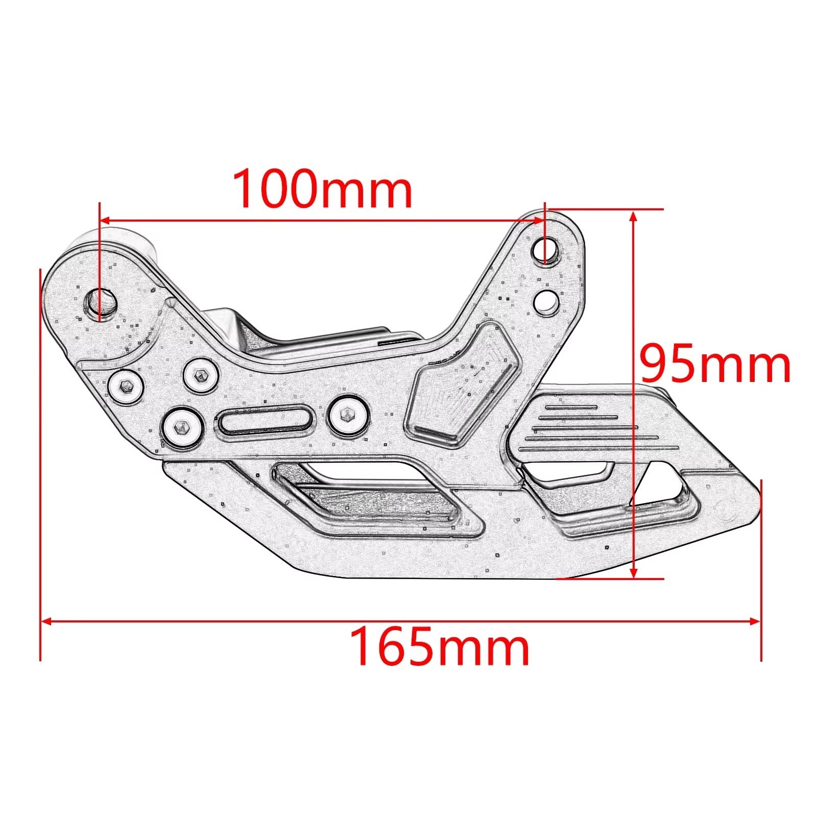 Compatible Con TE300 Para FE250 2014-2022 Para TX125 2017-2019 Accesorios De Modificación Protector Guía Cadena Motocicleta