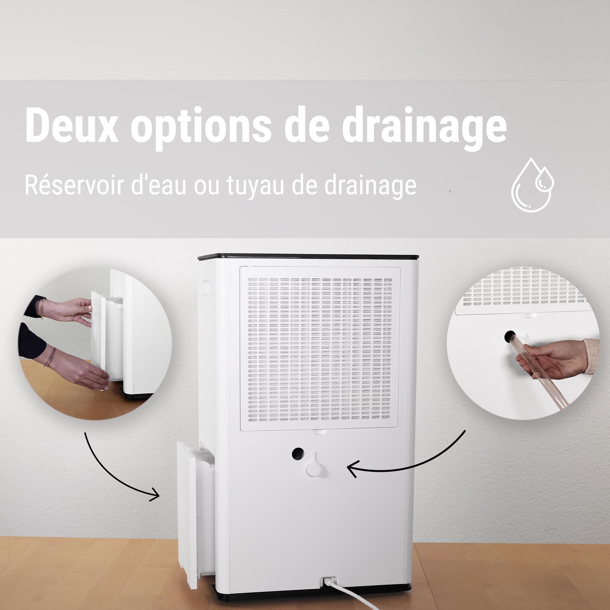 Stadler Form déshumidificateur et purificateur d’air Lukas Pro, 50 l / 24 h