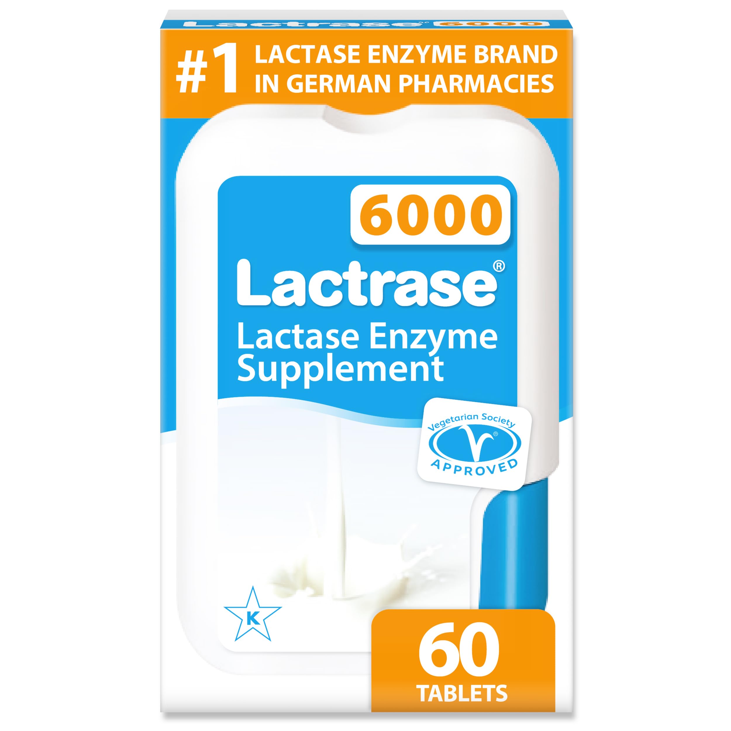 Lactrase Refill Pack – #1 Lactase Brand in German Pharmacies – Strong 6,000 FCC Lactase Units – 480 Fast-Acting Pills for Lactose Intolerance – Enjoy Dairy Again — Amazon image 10