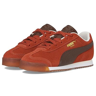 PUMA Kids Roma (Little Kid) Kids Shoes Mars Red/Espresso Brown/Gum