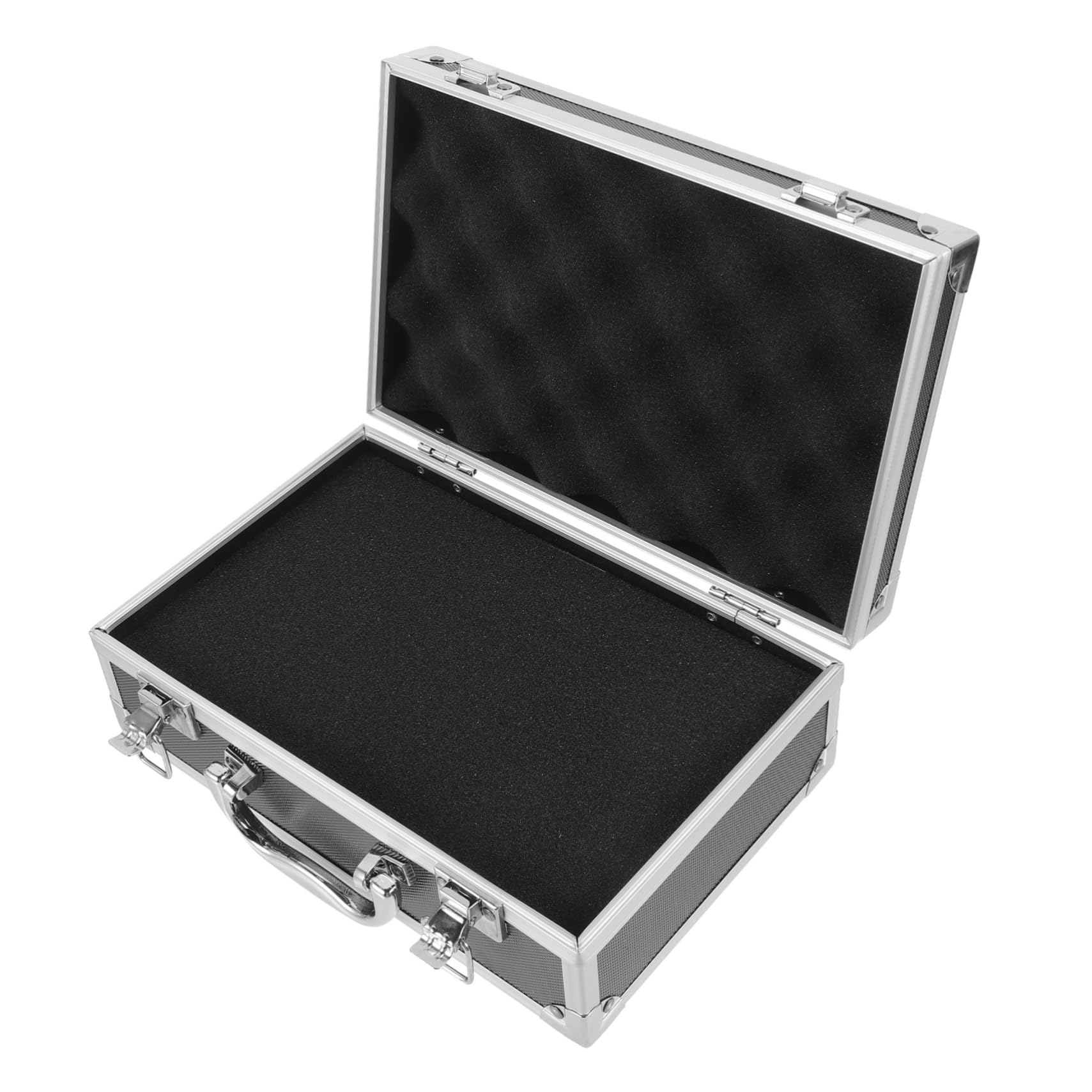 Caja de Herramientas Portátil de Aluminio Ligera y Resistente Maletín Multiusos con Organizador para Viaje Bricolaje y Almacenamiento Seguro