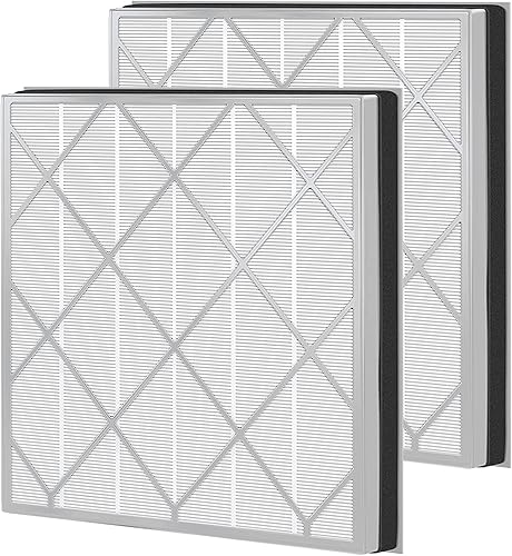 Miniatura 7 de Filtro Hepa HE400 de repuesto compatible con purificador de aire Shark HE4FKPET HE400 HE401 HE402 y HE405 con 4 ventiladores, filtración de 3 etapas