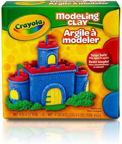 Crayola Arcilla para modelar 4 onzas (paquete de 6)