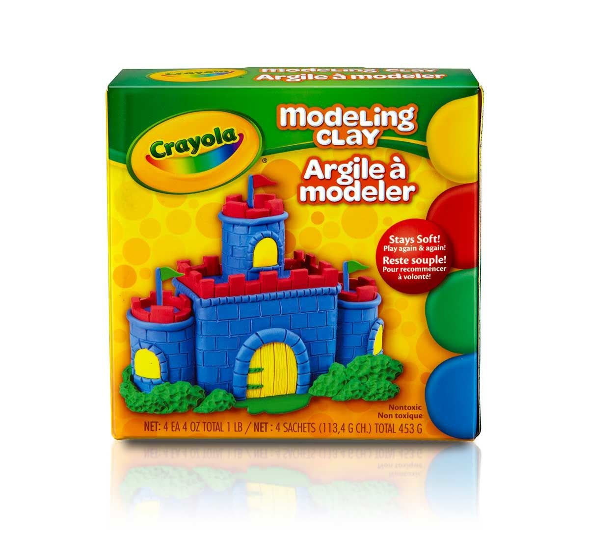 Crayola Modeling Clay 4 ounces ( Pack of 6)