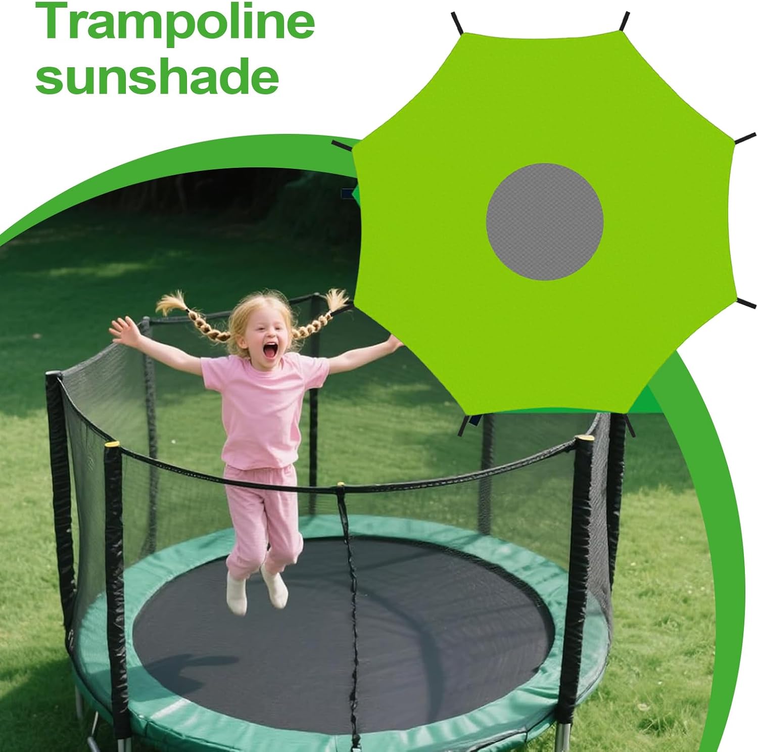 トランポリンキャノピー - 防滴 UVカット トランポリン シェルターカバー - 日よけ雨よけ オックスフォード生地 エンクロージャ
