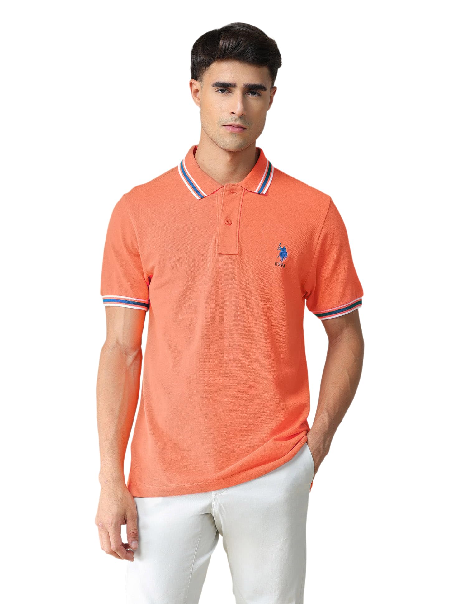 u.s. polo assn. Men's Slim Fit Polo Shirt-picture-17