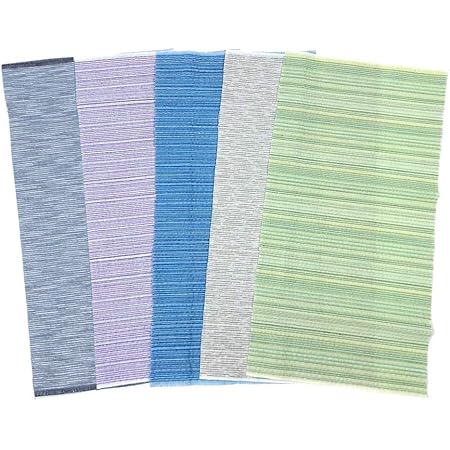 Amazon しじら織り 阿波しじら織り ハギレ 約19 cm 約38cm 生地 パッチワーク ハンドメイド 手芸雑貨向け 選べるハギレセット 5柄 A パステル無地感 メール便5点まで 布 生地 通販