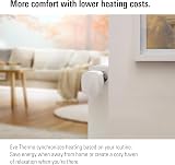 Eve Thermo (Matter, 4ª gen) set di 4: valvola termostatica intelligente, controllo automatico della temperatura, richiede Alexa, Apple Home, SmartThings o Google Home. necessario Thread Border Router - 2