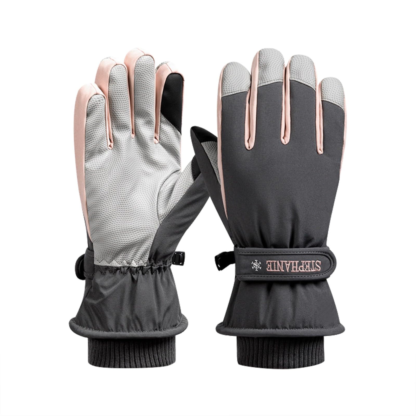 Ski Handschoenen Waterdicht Touchscreen Snowboard Handschoenen Warme Winter Sneeuw Handschoenen Voor Koud Weer Past Zowel Mannen & Vrouwen Wanten voor Vrouwen Koud Weer Verwarmd (GY1, One Size