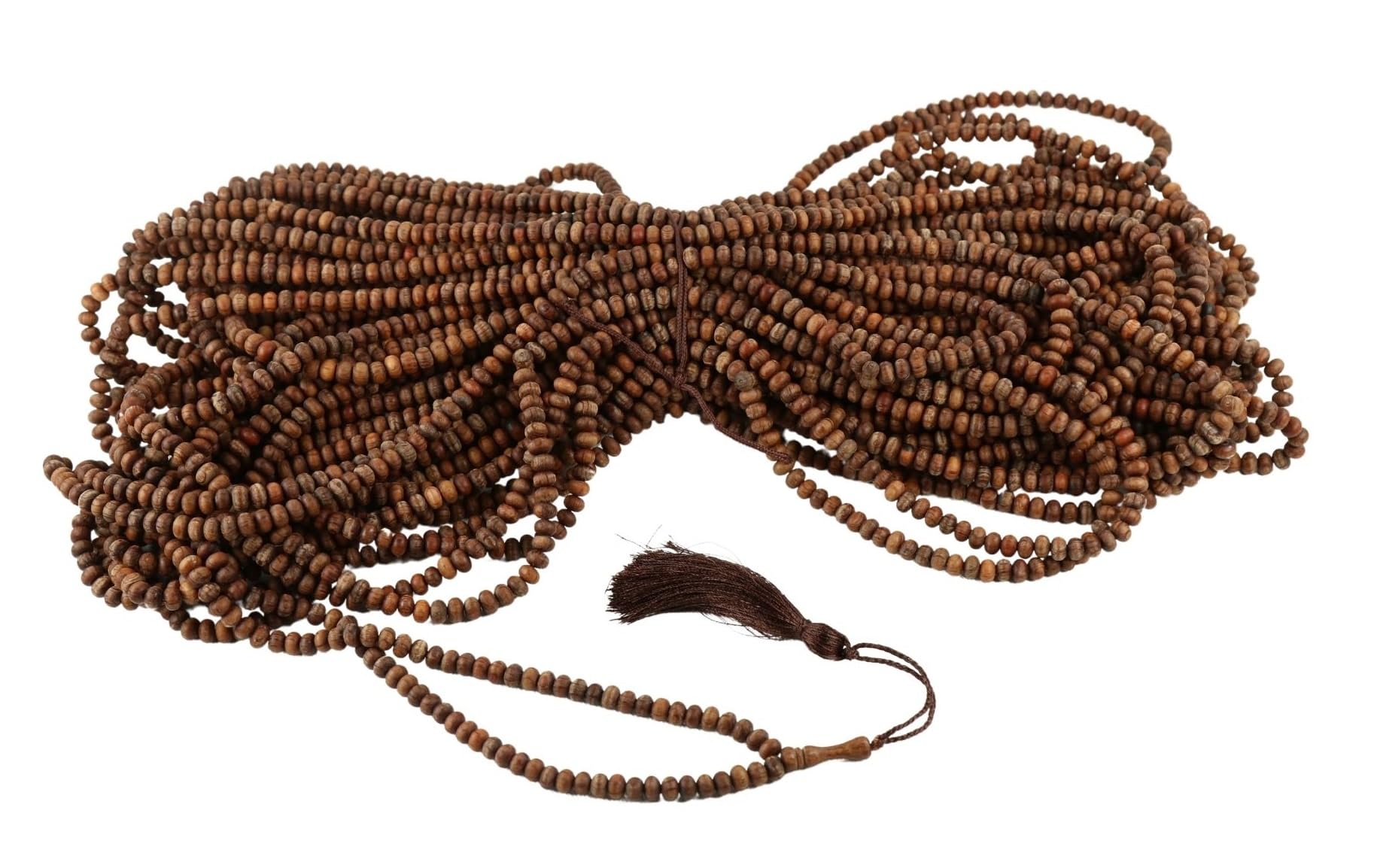 Ręcznie robione drewno jałowca 5000 koralików Tasbeeh mały rozmiar Misbaha islamski prezent Tasbih modlitwa koraliki Tesbih 5 x 7 mm Dhikr