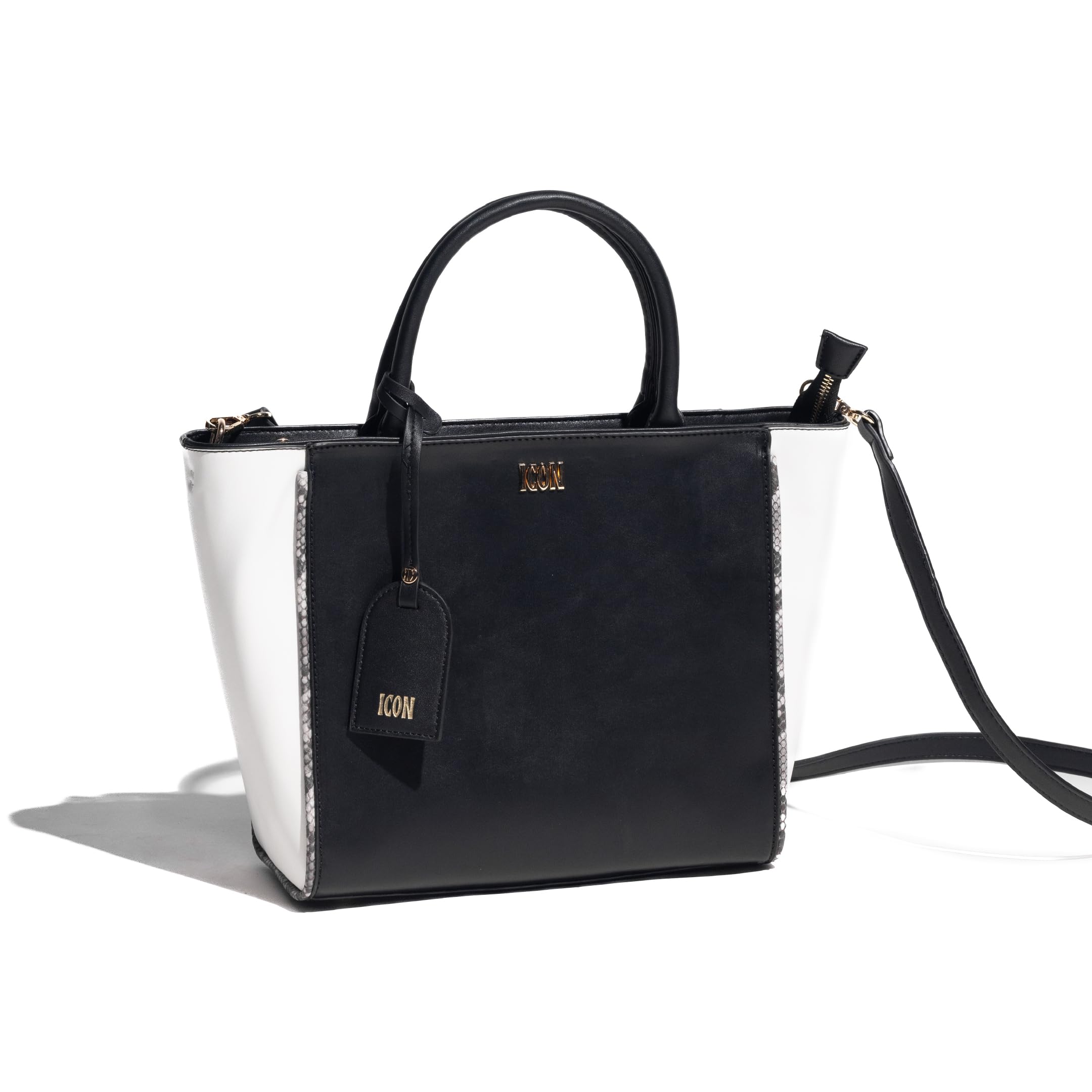 ICON Women hand bag |Womens Satchel Bag | Ladies Purse Handbag (Black) (B0CRKLYN6Y) Amazon Price History, Amazon Price Tracker