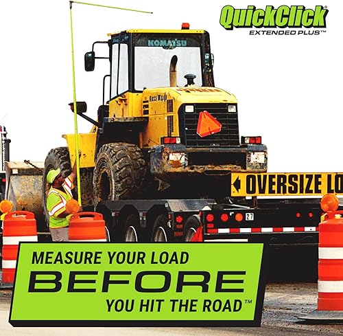 Miniatura 4 de QuickClick Extended Plus Barra de medición de altura de carga - Mide hasta 20 pies - Mide tu carga antes de salir a la carretera