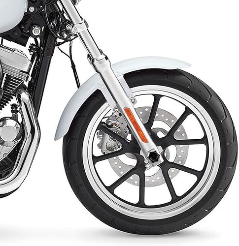 Miniatura 8 de TCT-MOTORPARTS Cubierta negra para tuerca de eje delantero para Harley Touring Road Glide Street Glide Electra Glide Road King 2007-2023 Sportster