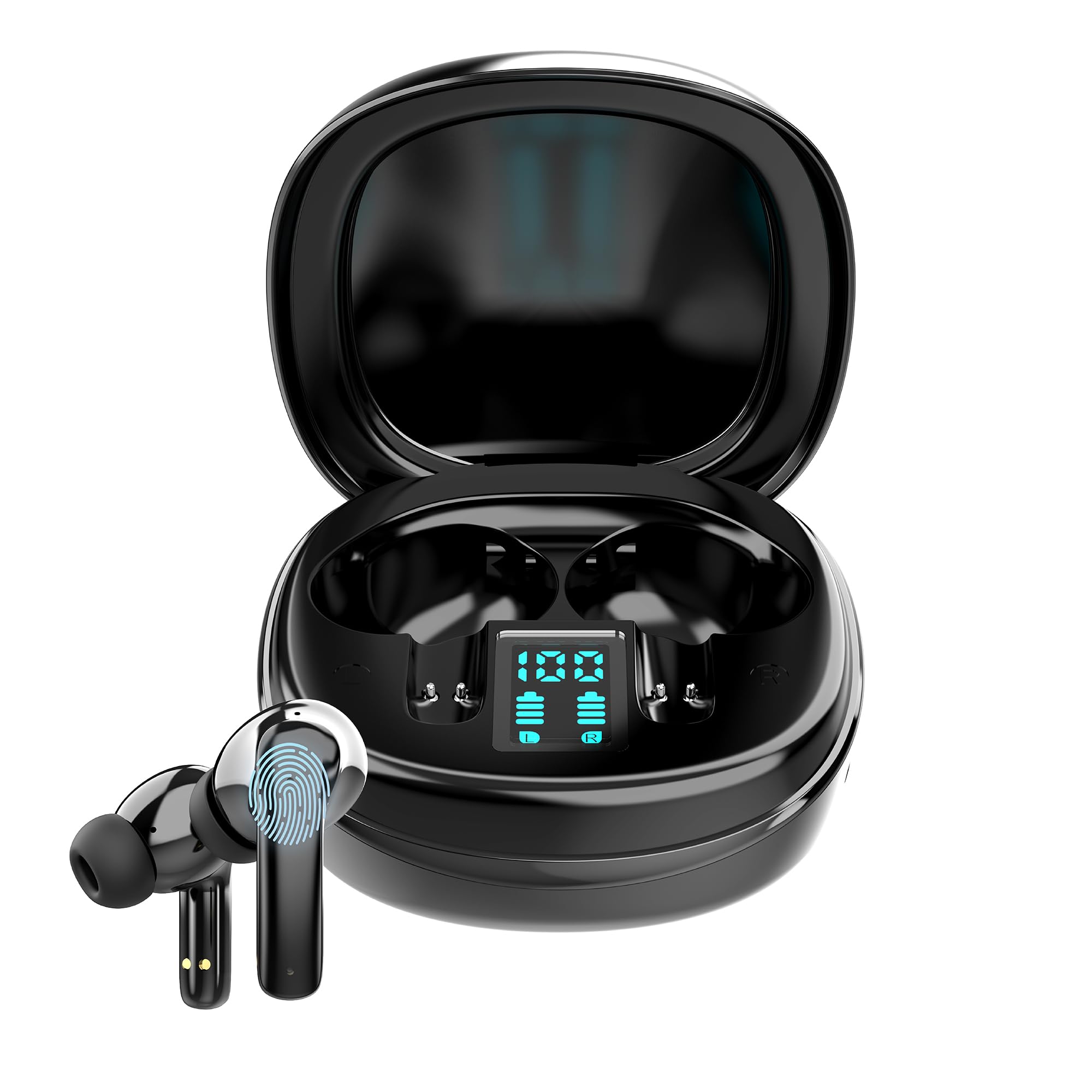 Language Translator Earbuds Two Way Real-time Translation in 134 Languages, HD Clear Calls, Noise Reduction for Travel Business Learning