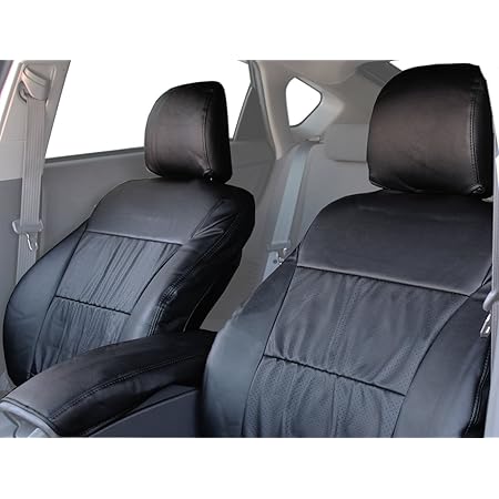 Amazon 70系 ノア ヴォクシー 8人乗り 本革調 Pvcレザーシートカバー ブラック 防水 防菌 防臭 フロントバンパープロテクター 車 バイク