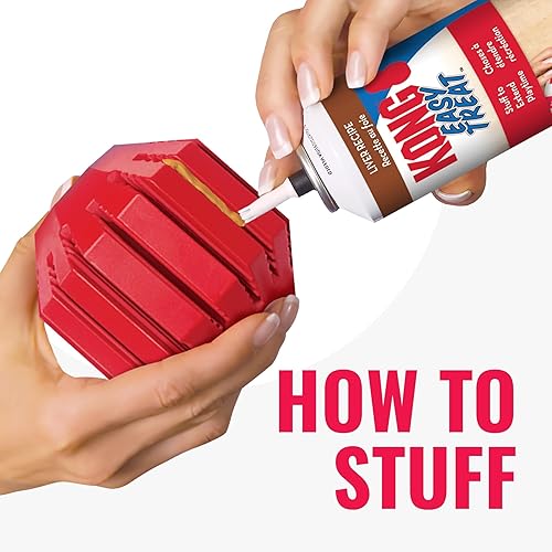 Vista 26 de Juguete para perros Stuff-A-Ball de Kong, M, Rojo