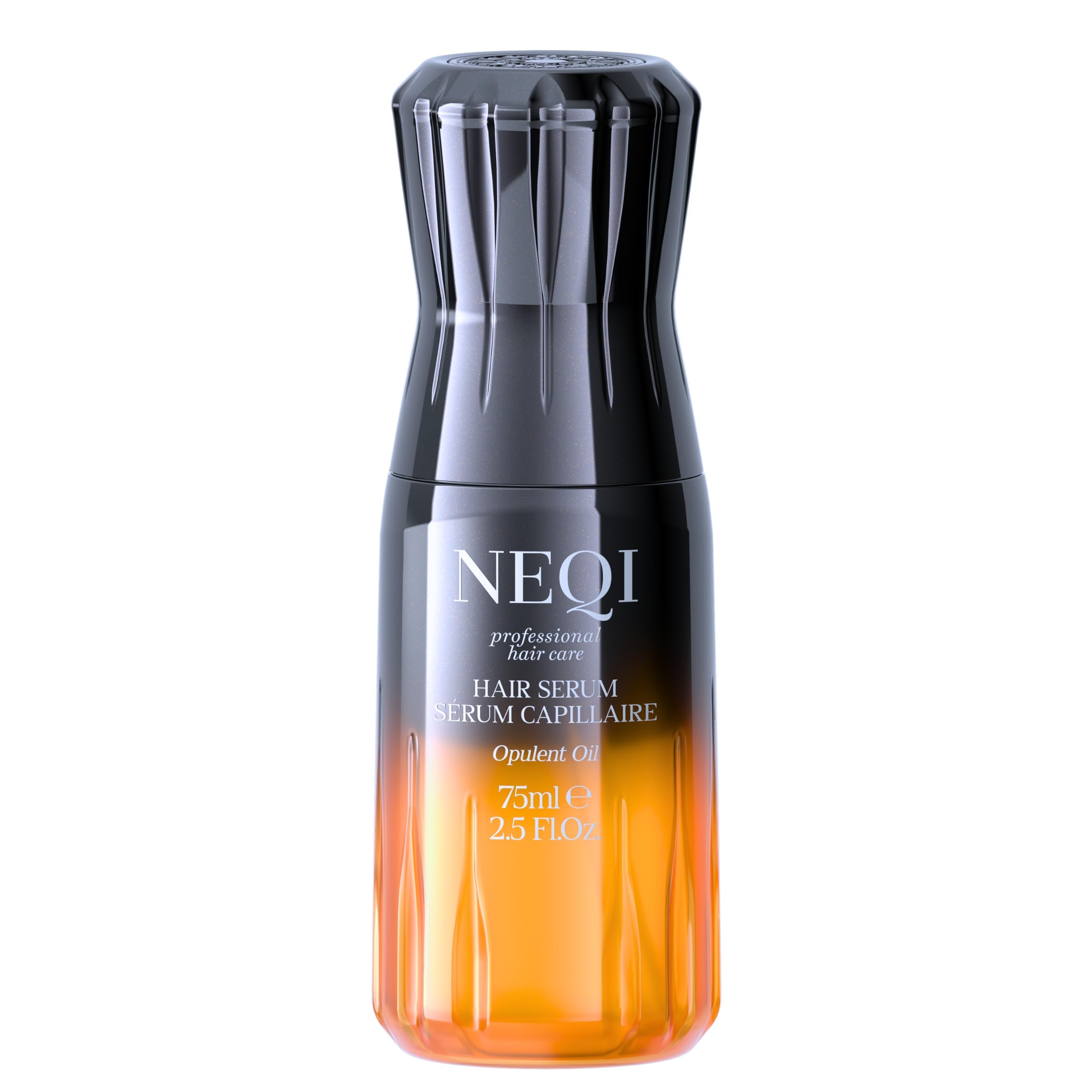 NEQI OPULENT OIL Serum do włosów 75 ml - Bogate serum olejowe do połysku i ochrony termicznej, do wszystkich rodzajów włosów, ostateczne wykończenie, nawilżanie, wyprodukowane we Włoszech