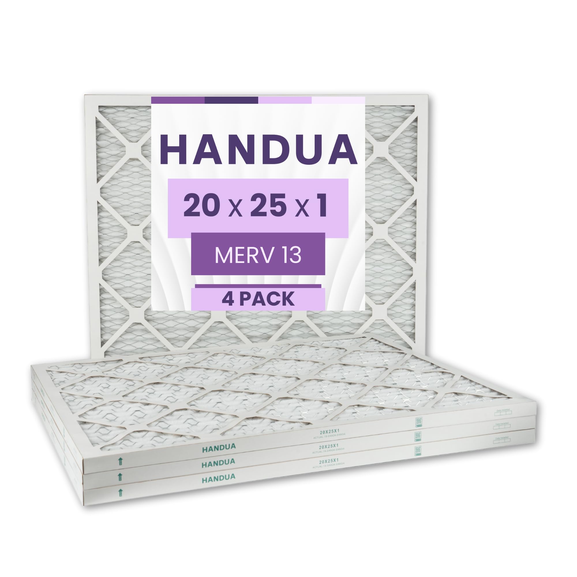 20x25x1 Luftfilter – 6 Stück, MERV 8, Für Ofen & Klimaanlage