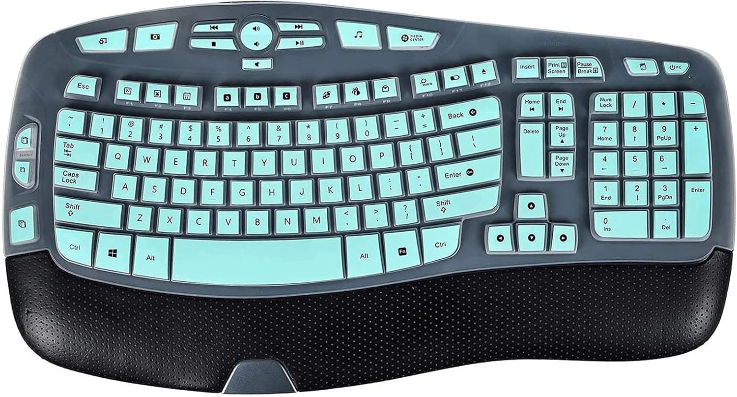 Keyboard Cover for Logitech MK570 MK550 K350 Wireless