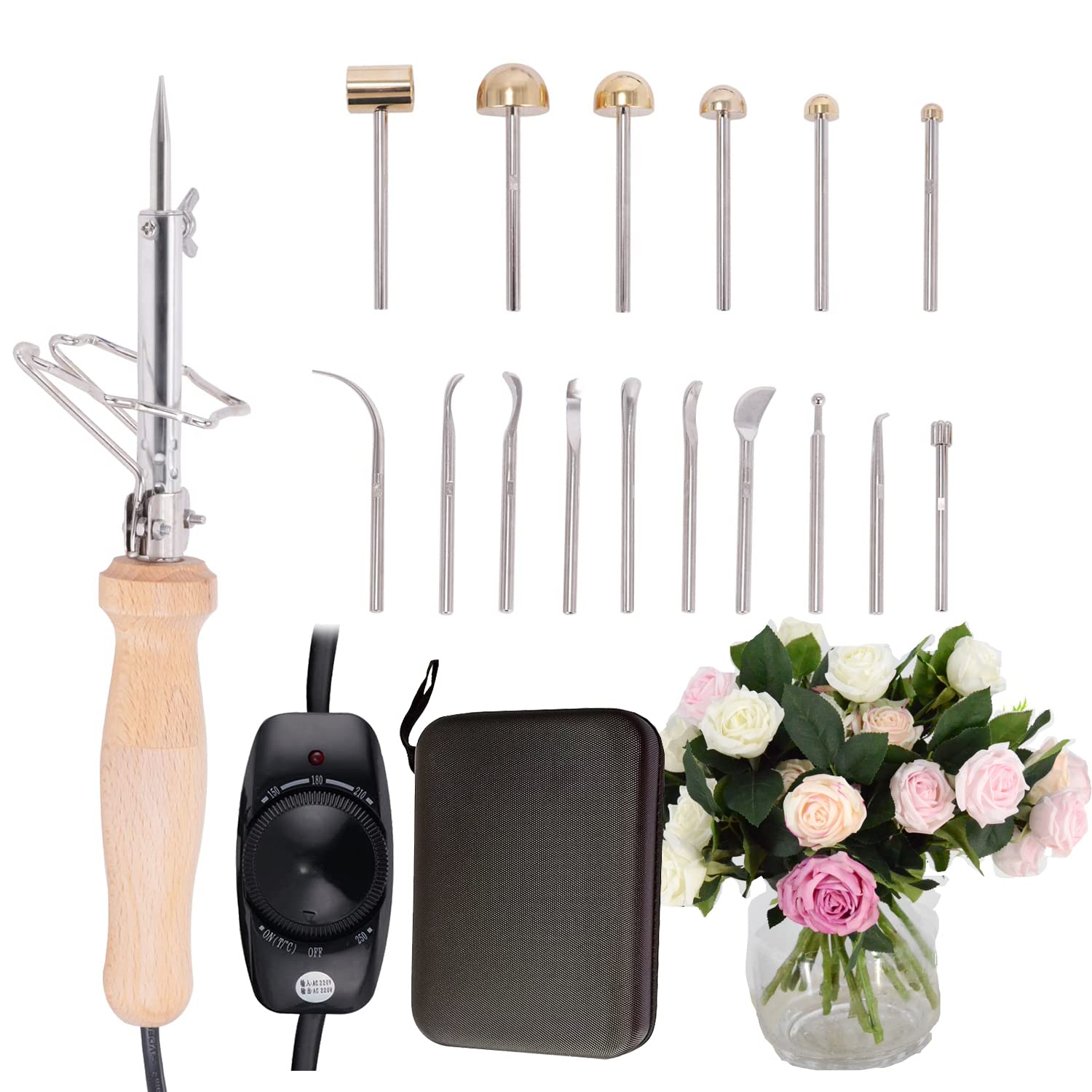 Elektrischer Stoffblumenmacher, Bügelmaschine Für Künstliche Blumen, 18