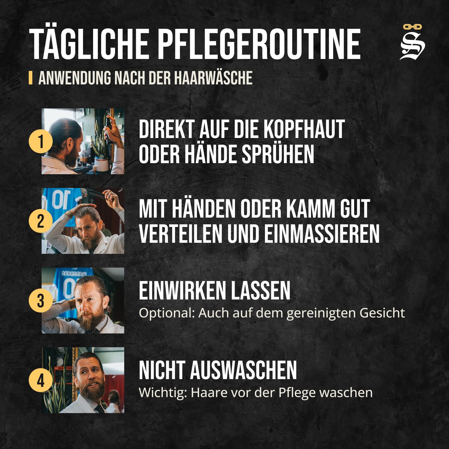 Störtebekker Premium Rosmarinwasser - Natürliches, erfrischendes Feuchtigkeitsspray - Rosmarin Wasser für fettige Kopfhaut und unreine Haut - Haarpflege vegan, ohne Silikone (125 ml)