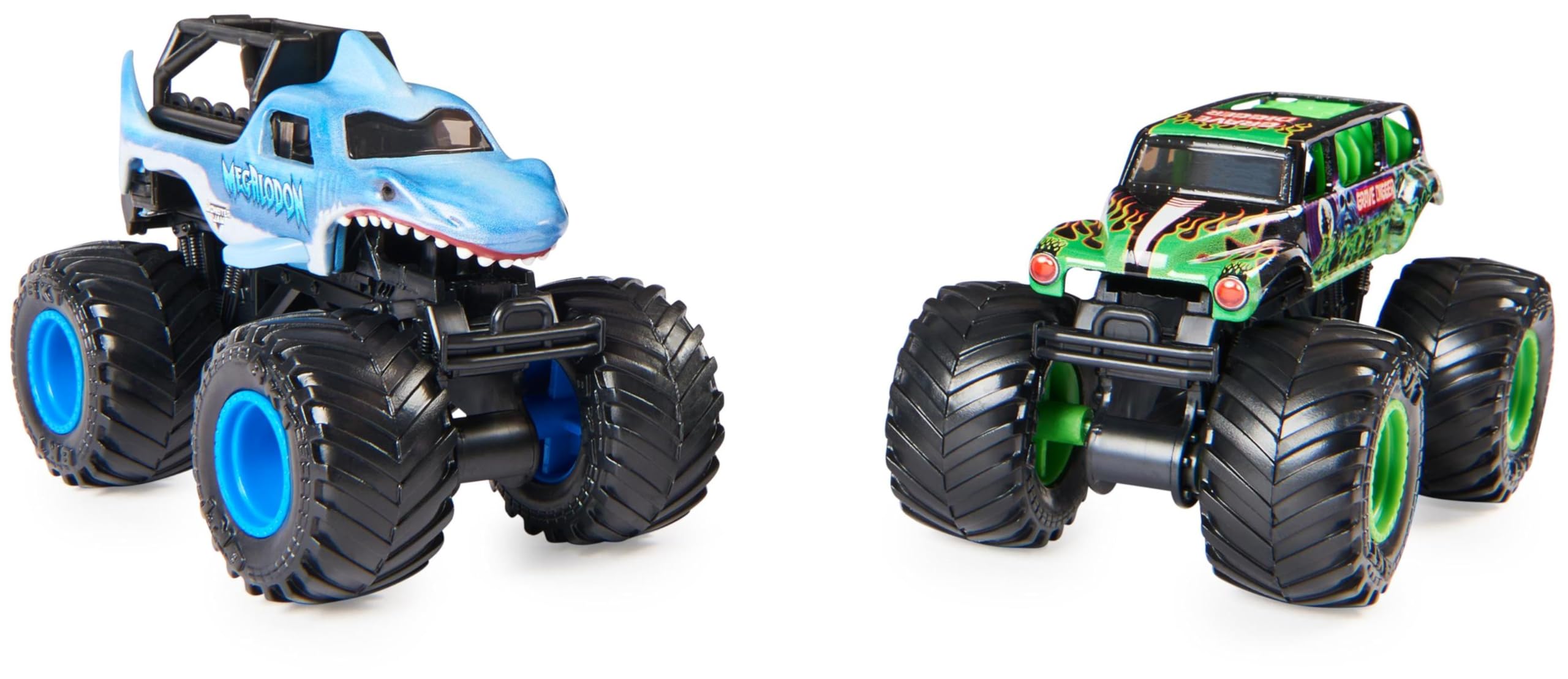 Monster Jam, camiones monstruo de metal Dragon vs. Sparkle Smash oficiales, escala 1:64, juguetes para niños a partir de 3 años — view 3