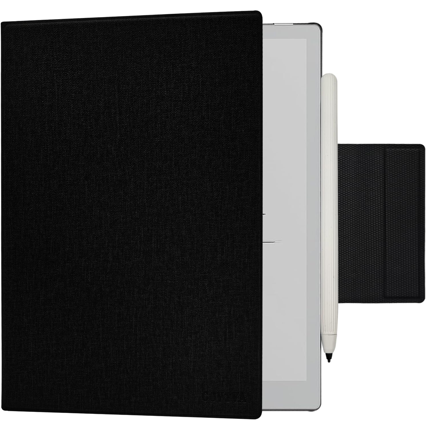 Magnetische Schutzhülle mit Standfunktion für Onyx Boox Tablet Go 10.3 (2024 veröffentlicht), ultradünne, leichte Lederhülle mit magnetischer Stiftschnalle, automatischer Schlaf-/Wachmodus