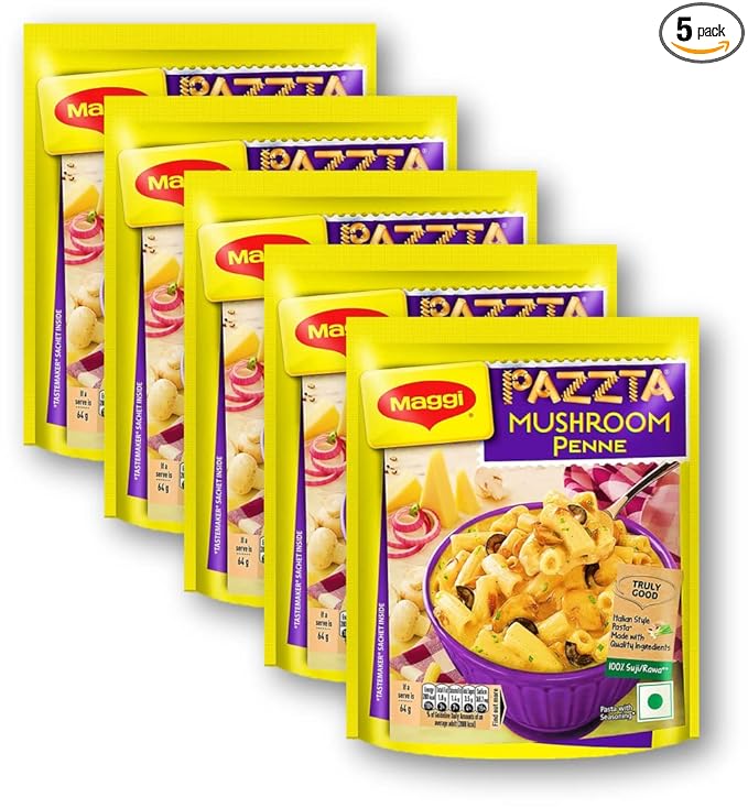 Maggi Pazzta Mushroom Penne 64g (Pack of 5) Unique