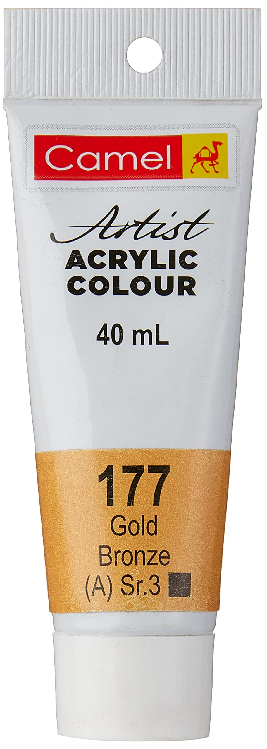 Camel Artist Acrylic Colour 40 ml, Gold Bronze 177 Series 3