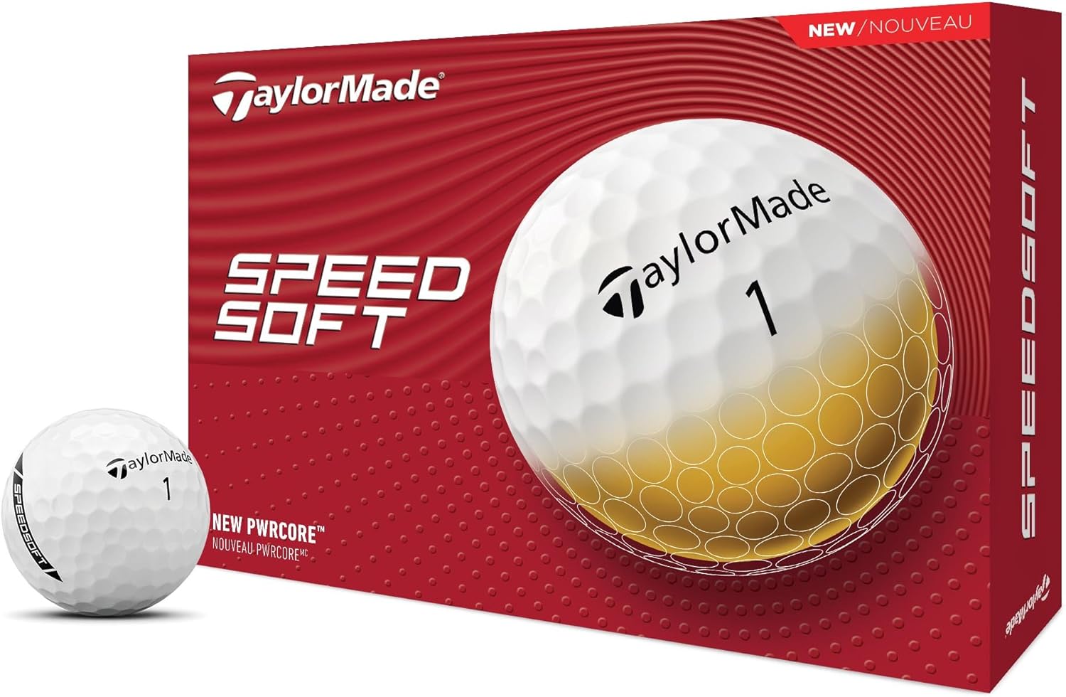 TaylorMade Golf Speed Soft Ink Golf Balls