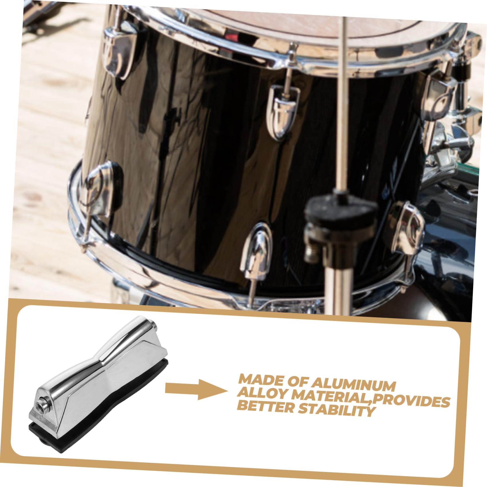 TOYANDONA 4stücke Trommel Ohr Zubehör Doppelseitiger Trommelverbindungs-haken Für Snare Und Tom-drums Robust Und Leicht Für Profis Und Anfänger Vielseitig Einsetzbar
