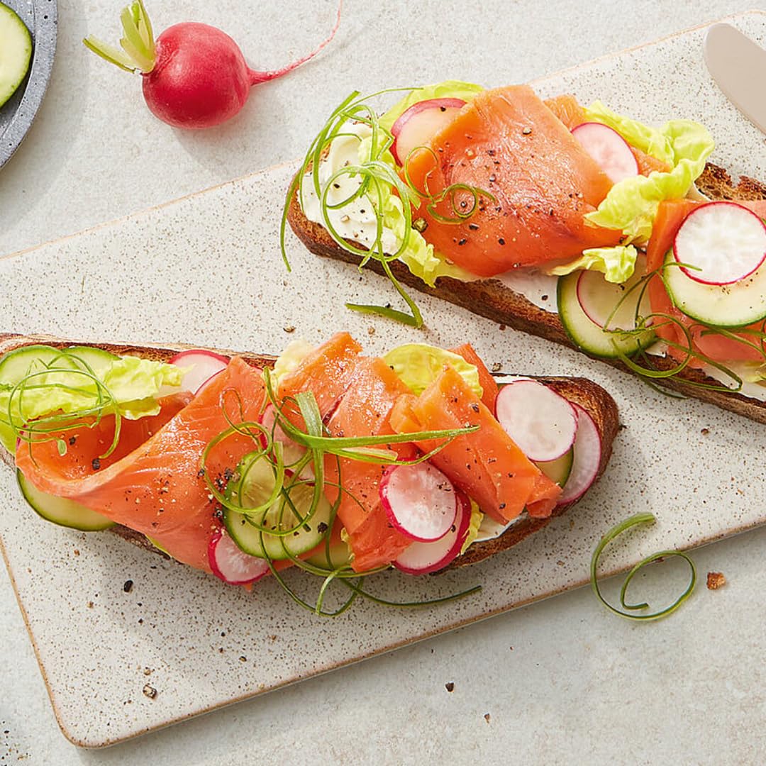 Homann Alaska-Seelachs-Scheiben Lachs 75 gramm X 3 STÜCK [Frischegarantie]
