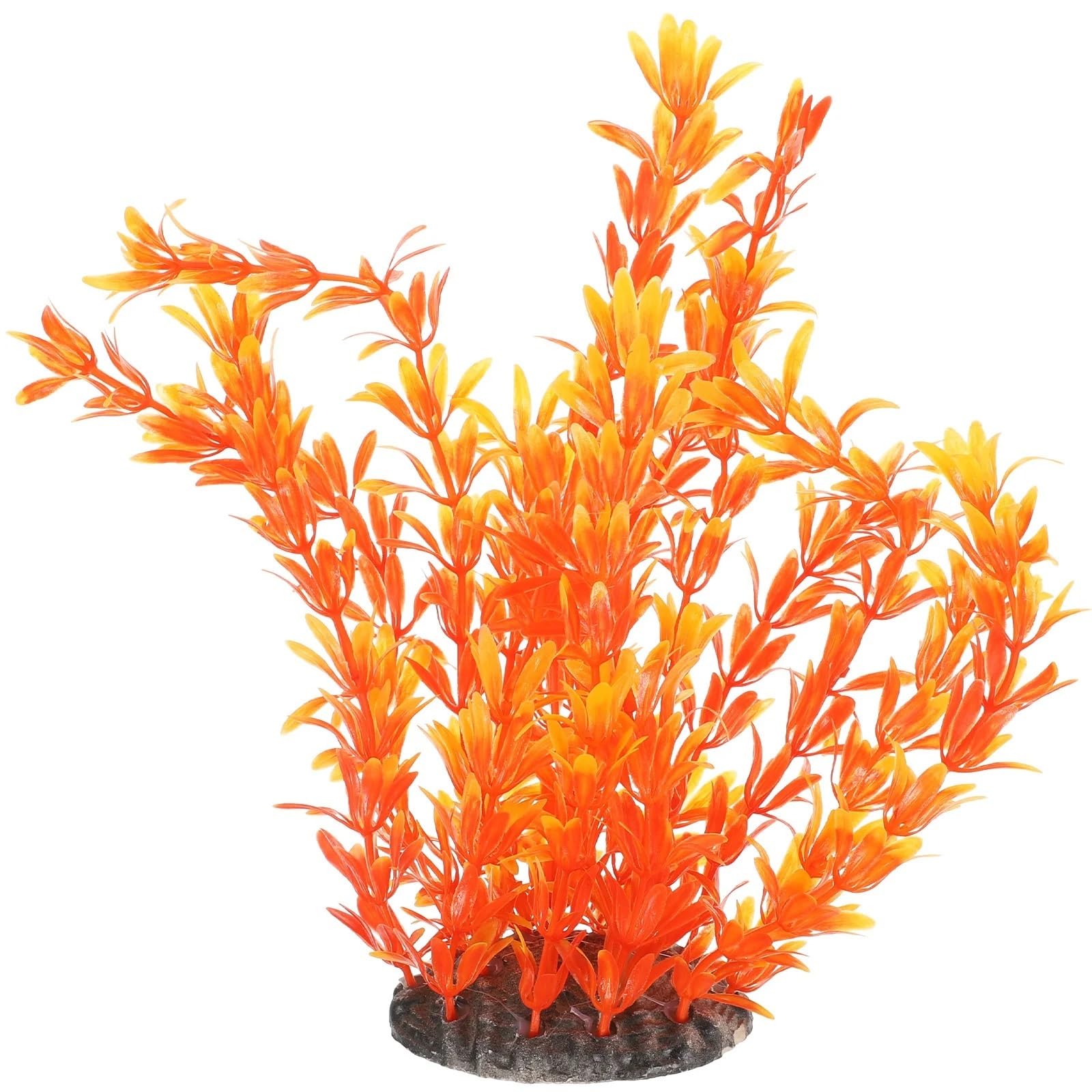 LTYKNGH Aquarium Plants Fake Aquarium Plant Decoration For Reptile Terrarium Tall Fish Tank Decorations Plants For Landscaping